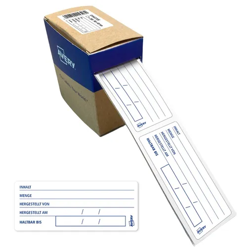 Etiketten für Lebensmittel und Getränke von Avery Zweckform