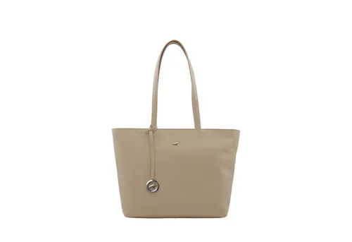 Braun Büffel Hanna Shopper Tasche S Leder 38 cm beige - Eleganter Shopper von Braun Büffel aus der Hanna-Serie. Mit praktischem Reißverschluss und innerem Kompartiment für optimalen Stauraum. Strapazierfähiges Leder und vielseitiger Umhängeriemen sorgen für Komfort und Stil im Alltag.