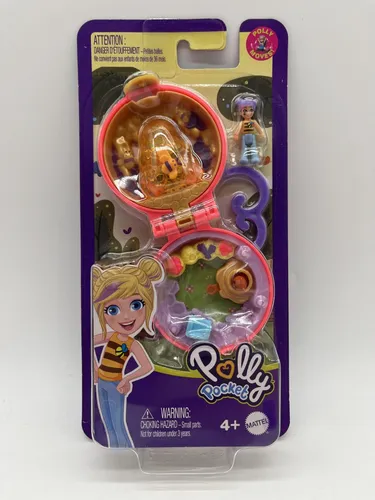 Polly Pocket Tiny is Mighty - Bienenhaus - Schatulle Mini Spielset - NEU S100 -