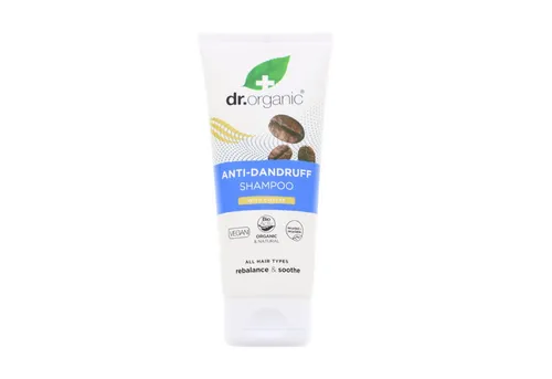 Dr. Organic Haarshampoo Dr. Organic Anti Schuppen Shampoo Kaffee 200ml für gesunde Kopfhaut Un