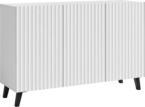 Kommode Phuket Sideboard 120x39x76cm – 3-türig, wählbare Farben - Moderne Kommode Phuket mit gemusterten Fronten, ideal für stilvolle Akzente in Ihrem Zuhause. Erhältlich in verschiedenen Farben und mit praktischer Soft-Close-Funktion.