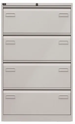 Bisley Hängeregisterschrank Light in Lichtgrau – H 132 x B 80 x T 62 cm - Der Bisley Hängeregisterschrank