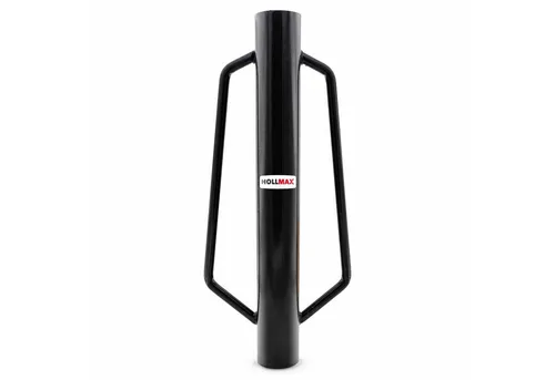 Pfahlramme für Zaunpfähle und Pfosten, Schwarz, 7,7 cm von HOLLMAX
