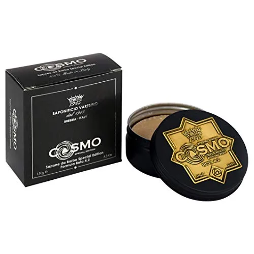 Saponificio Varesino Shaving Soap Cosmo 150 g - Männerwelt - Pflege-Rasierseife für eine sanfte, geschmeidige Haut mit feuchtigkeitsspendender Formel für eine glatte Rasur.