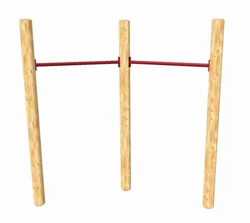 Loggyland Reckanlage - Turnreck für Kinder - Schaukeln - Ideal für Garten und Spielplätze, höhenverstellbar und sicherheitsgeprüft nach DIN EN 71-8 und DIN EN 1176.