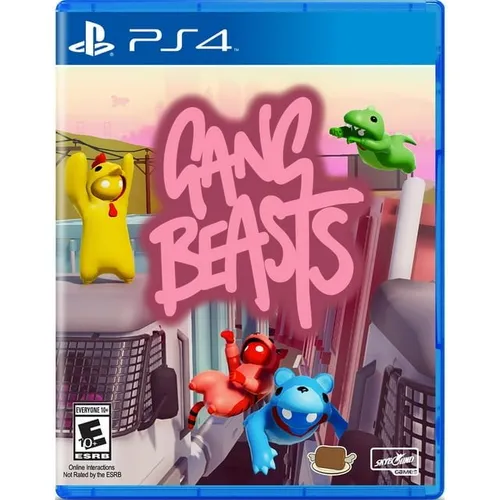 Gang Beasts - PS4 Import Spiel - Kampfspiel für PS4 mit witzigen Charakteren und chaotischen Multiplayer-Matches. Ideal für Spaß mit Freunden!