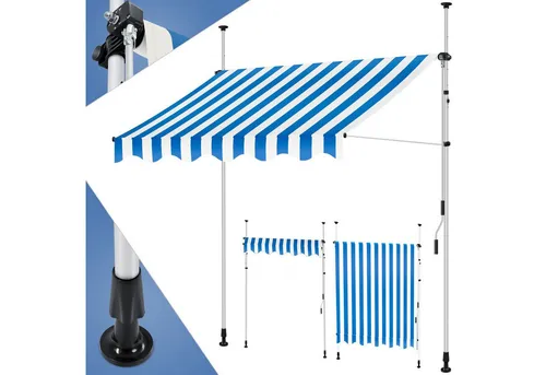 KESSER Klemmmarkise mit Handkurbel von Kesser