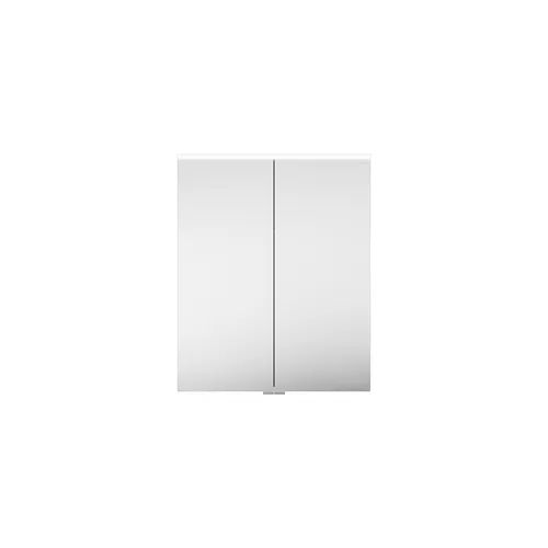 burgbad Eqio Spiegelschrank mit LED-Aufsatzleuchte, 2-türig, 650x800x170mm