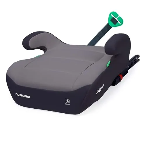 Daliya® Kindersitzerhöhung QUBIX I-Size - ISOFIX Kindersitzerhöhung für Kinder von 6 bis 12 Jahren, ergonomisch und mit abnehmbarem, waschbarem Bezug für höchsten Komfort und Sicherheit im Auto.