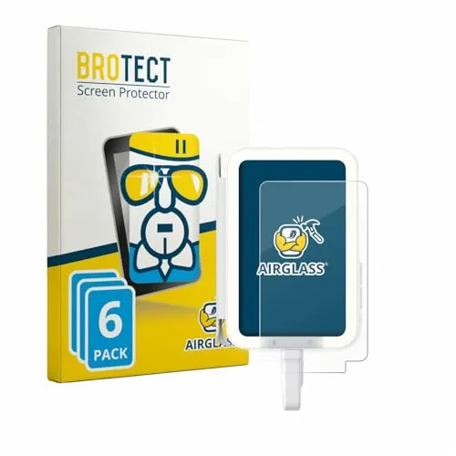 BROTECT 6 Stück Schutzglas für Insta360 Snap Schutzfolie Panzer Folie Glas[Extrem Kratzfest 9H, Anti-Fingerprint, Ultra-Transparent]