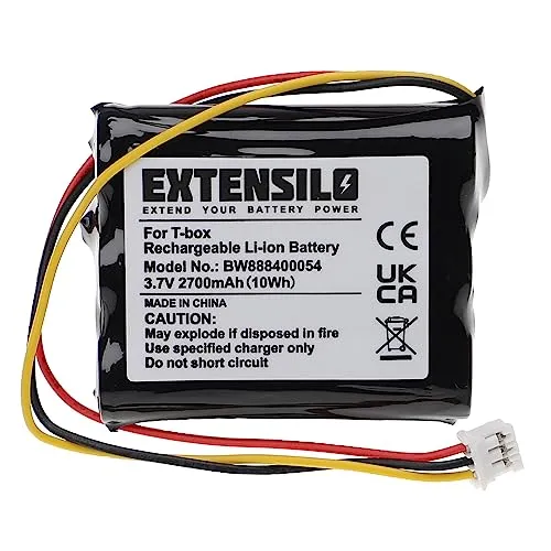 EXTENSILO Akku kompatibel mit Tonies Toniebox Hörspielbox (2700mAh, 3,7V, Li-Ion)
