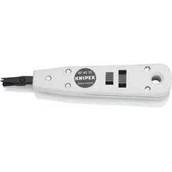 Knipex 97 40 10 Anlegewerkzeug - Crimpwerkzeug für UTP- und STP-Datenkabel, vereint Eindrücken und Abschneiden in einem Arbeitsgang. Ideal für professionelle Installationen.
