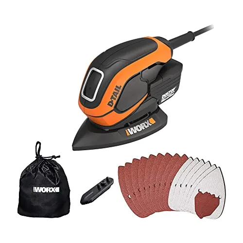 Produktbild WORX WX648 Schleifer 65W – Ergonomischer Deltaschleifer für präzises Arbeiten