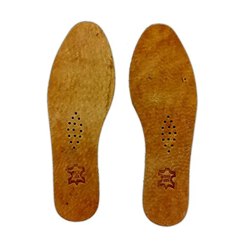 G&M 1 Paar Echt Leder Schuheinlagen 36-45 Ledersohlen Leder Einlegesohlen