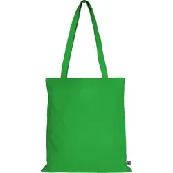 TEXXILLA Tasche aus Fairtrade-zertifizierter Baumwolle mit zwei langen Henkeln, maigrün