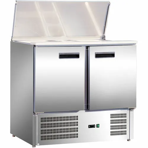 Gastro Saladette Kühltisch 900x700x885mm