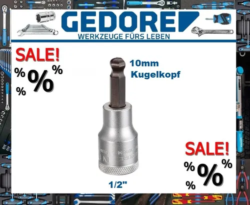 GEDORE IN 19 K 10 Steckschlüsseleinsatz 1/2