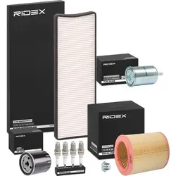 RIDEX Inspektionspaket Filterset passend für PEUGEOT 306 Schrägheck (7A, 7C, N3, N5) 306 Cabriolet (7D, N3, N5) 306 Break (7E, N3, N5) 306