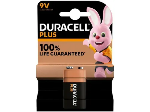 Duracell Plus Power 9V E-Block Akku - Leistungsstarker Duracell Akku für langlebige Energieversorgung von Geräten. Ideal für den täglichen Einsatz in verschiedenen Anwendungen.