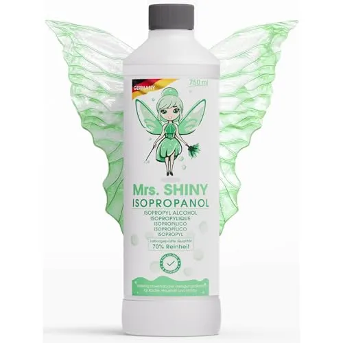 Mrs. SHINY Isopropanol 70% Reinigungsalkohol Isopropylalkohol, 750 ml