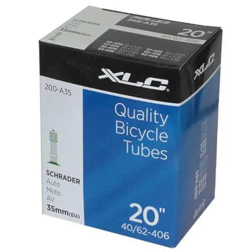 XLC Fahrradschlauch -2508200210 Fahrradschlauch Schwarz 20 x4.0/33 mm