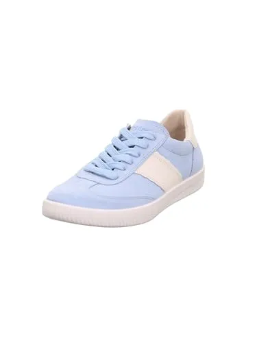 Legero Silence Sneaker blau 40 - Moderne Sneaker in Größe 40, aus hochwertigem Leder, mit praktischem Reißverschluss und Schnürung für perfekten Sitz und Tragekomfort.