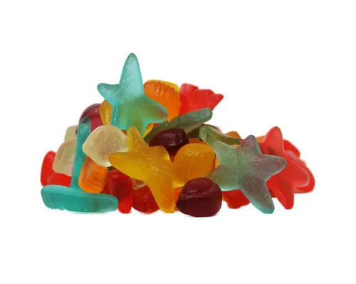 Fruchtgummi Bären & Co. Süßigkeit, Fruchtgummi Mix ohne Zucker in 5 fruchtige Geschmacksrichtungen 175g