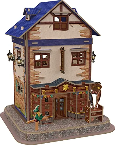 Asmodee 4D51068 4D CWL | Harry Potter Zubehörgeschäft | Bauspiel | Puzzle | ab 8 Jahren | 1 Joeur | 120 Minuten, Quidditch Store - Französische Sprache