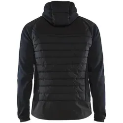 Blaklader Hybrid Jacke XL - Dunkel Marineblau/Schwarz - Funktionsjacke aus 100% Polyester, strapazierfähig und ideal für aktive Einsätze im Freien.
