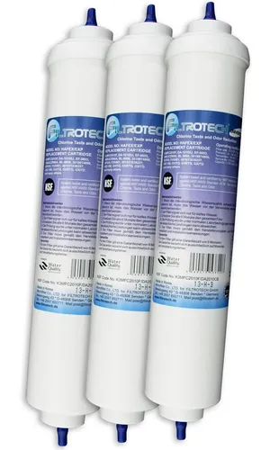 3er-Pack extern. universal Wasserfilter für SBS-Kühlschränke Samsung LG AEG usw