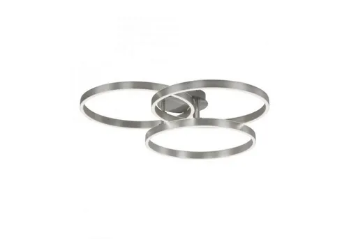 Licht-Erlebnisse Deckenleuchte TREMSTI, LED fest integriert, LED Metall mit Dimmer warmweiß 2700/4000/5000 K 5000 lm in Silber