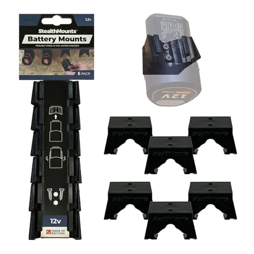 StealthMounts Akkuhalter für Bosch 18v – 6er Pack