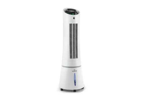 Klarstein Skyscraper Ice 4-in-1 Luftkühler & Ventilator - Klimaanlage mit Ventilator, Luftkühler und Luftreiniger in einem. Genießen Sie kühle Luft dank Wasserkühlung und zusätzlicher Luftbefeuchtung - ideal für heiße Sommertage!
