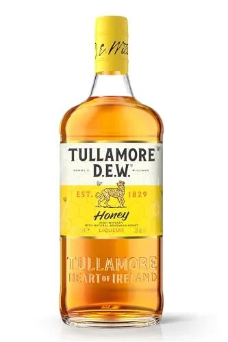 Tullamore D.E.W. Honey Liqueur 35% Vol. 0,7l - Likör & Kräuterschnaps, dreifach destillierter Whiskey mit 100% reinem Honig für unvergleichliche Weichheit und komplexen Geschmack.