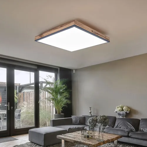 Deckenleuchte Designleuchte Holzoptik 36W