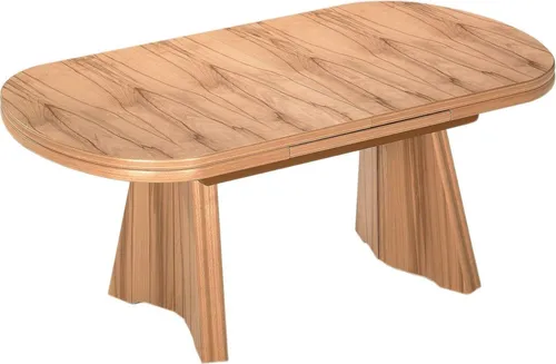 Funktionstisch Cammy höhenverstellbar und ausziehbar 125(165,5) x 71 x 54-73 Couchtisch massiv Kernbuche 16048