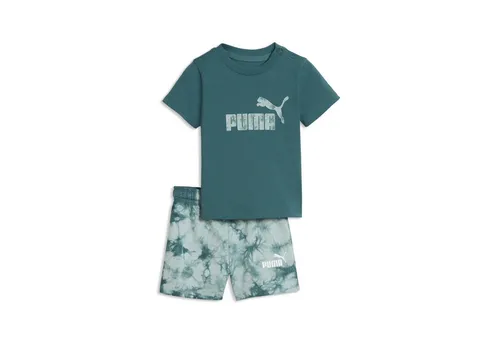 Puma MINICATS ESS TIE-DYE T-Shirt und Shorts Set INF (74) von PUMA