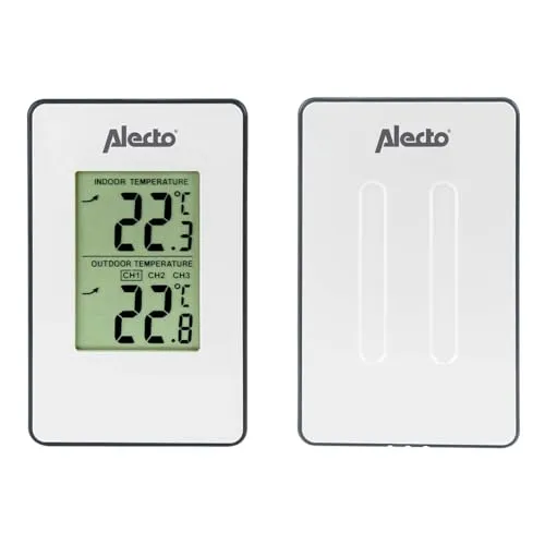 Alecto WS-1050 Wetterstation mit kabellosem Außensenor