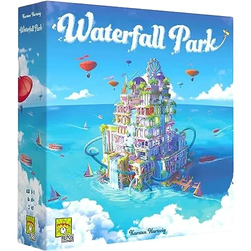 Repos Wasserfall Park, Brettspiel, ab 8 Jahren, 3-5 Spieler, 45 Minuten Spieldauer