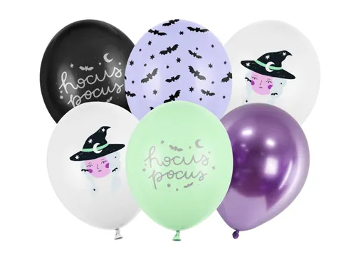 Luftballons 30 cm, Witch, Mix (1 VPE / 6 Stk.)