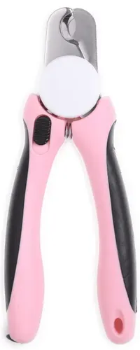 Krallenschere EWANTO für Hunde und Katze aus Edelstahl Krallenzange Pink