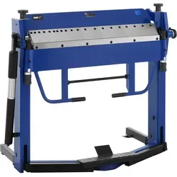 MSW Biegewelle Abkantbank 1020 mm - Bohraufsätze - Manuelle Schwenkbiegemaschine für präzises Biegen von Metall bis 2,5 mm Stärke, ausgestattet mit Fußpedal für sicheren Betrieb und einstellbarem Biegewinkel bis 135°.