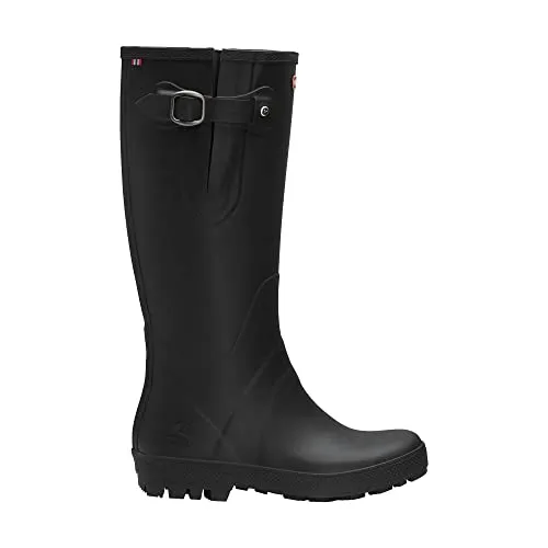 Viking Damen Foxy, Black, 39 - 100% wasserdichte Wanderschuhe - Wanderschuhe aus Naturkautschuk, PVC-frei und vegan. Ideal für Outdoor-Abenteuer, mit herausnehmbarer Innensohle für optimalen Komfort.