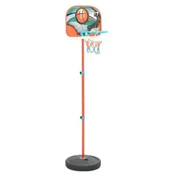 vidaXL Tragbares Basketball Spiel-Set 133-160 cm - Spielzeug für aktive Kinder, fördert die Hand-Augen-Koordination und ist höhenverstellbar von 133-160 cm. Mit stabilem Standfuß und allem Zubehör für den sofortigen Spielspaß!