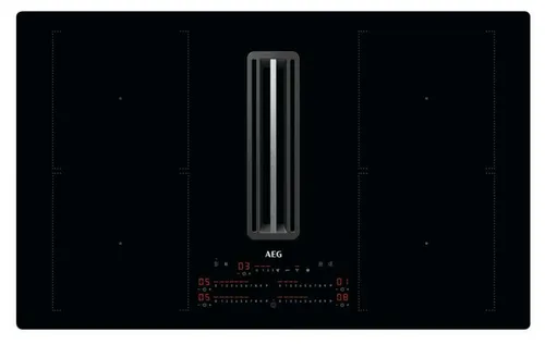AEG CCE84751CB Induktionskochfeld mit Dunstabzug Hob2Hood - Kochfeld mit integriertem Dunstabzug, innovative Hob2Hood-Technologie für müheloses Kochen und saubere Luft.