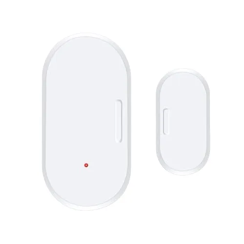 Haozee Tür- und Fenstersensor, Erfordert Zigbee Hub, Zigbee-Verbindung, Drahtloser Detektor für Alarmsystem und Smart Home, Kompatibel mit Home Assistant Zigbee2mqtt