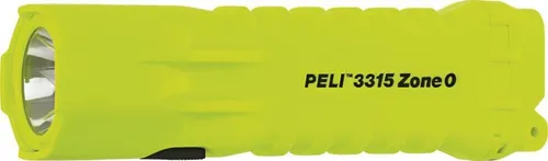 PELI 3315Z0: Kompakte LED-Handlampe - Taschenlampe mit ATEX Zone 0 Zertifizierung, ideal für Industrie und Feuerwehr, IP67 wasserdicht und staubdicht, 138 Lumen für optimale Sichtbarkeit.