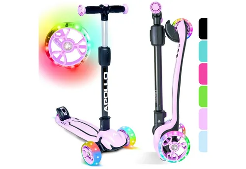 Apollo Dreiradscooter LED Kinderscooter Kids pro 4 in lila von Apollo