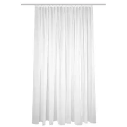 Xxxl Fertigstore Dafne, Weiß, 450x175 cm - Gardinen: Transparenter Fertigstore in Weiß, 450x175 cm, lichtdurchlässig und pflegeleicht bis 30°C, ideal für eine luftige Raumgestaltung.