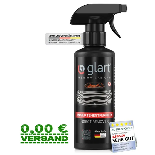 Glart 45IE Auto Insektenentferner für Pkw Glas Lack Kunststoff 500 ml